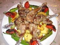 Fırında Sebzeli Pirzola Tarifi ve Malzemeleri